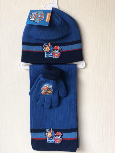 Picture of PAW PATROL 3 PIECE WINTER SET COLOUR  BLUE
